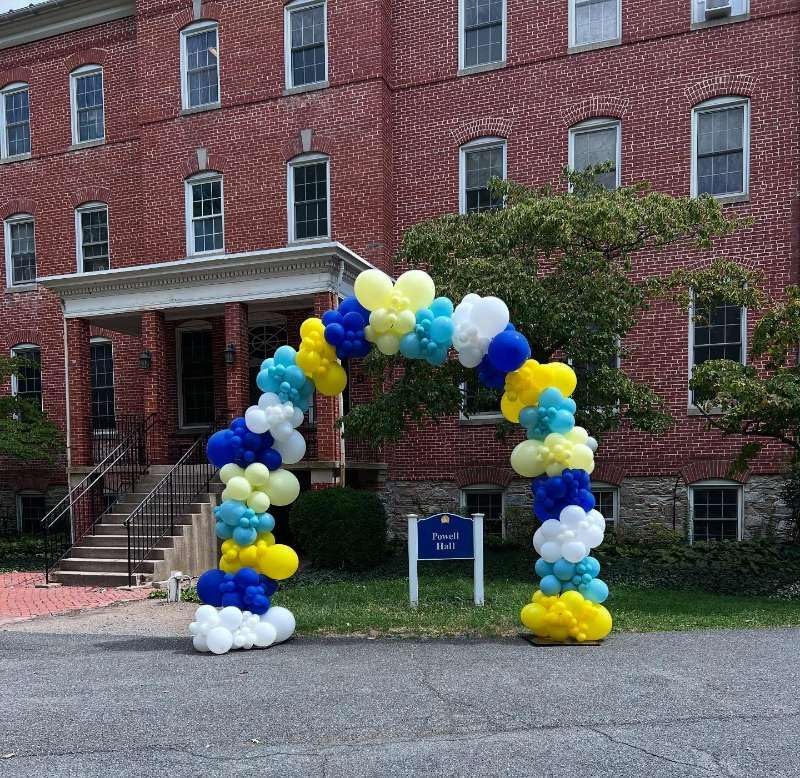 153Pcs Royal Blue and Yellow Balloon Garland Arch Kit - White Royal Blue and Yellow Balloon Arch Kit Different Size Balloons for Anniversary Graduation Baby Shower Birthday Party Decorations - Image 6