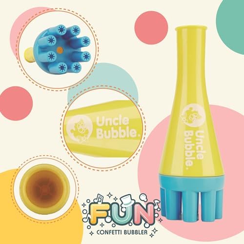 Uncle Bubble Mini Bubble Blower, Green for Toddlers & Kids - Image 4
